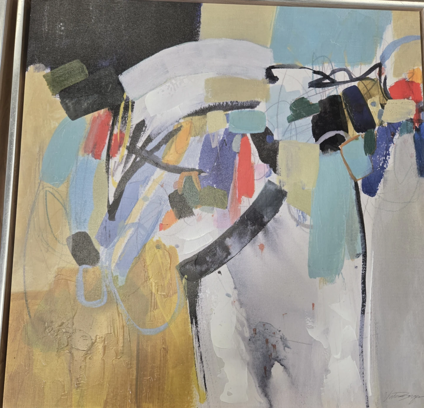 Abstract Framed Wall Art - photo 2