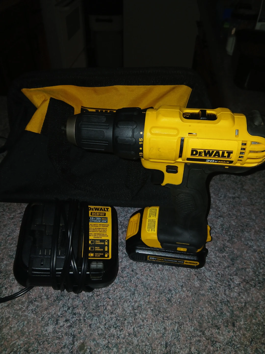 New dewalt drill set