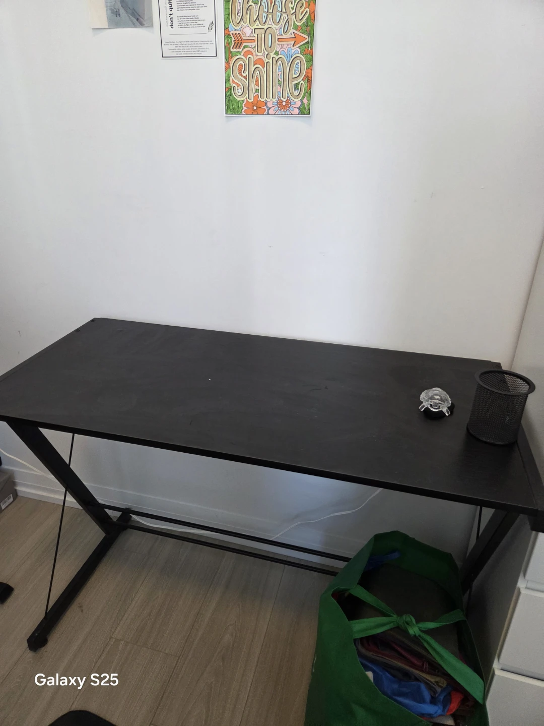 Black Modern Desk - photo 2