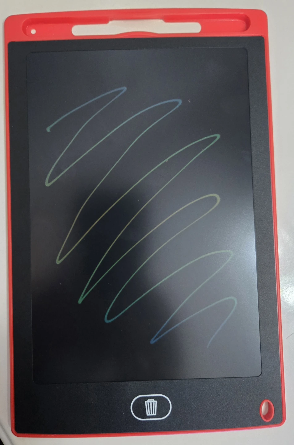 Red LCD Writing Tablet with Stylus - photo 2