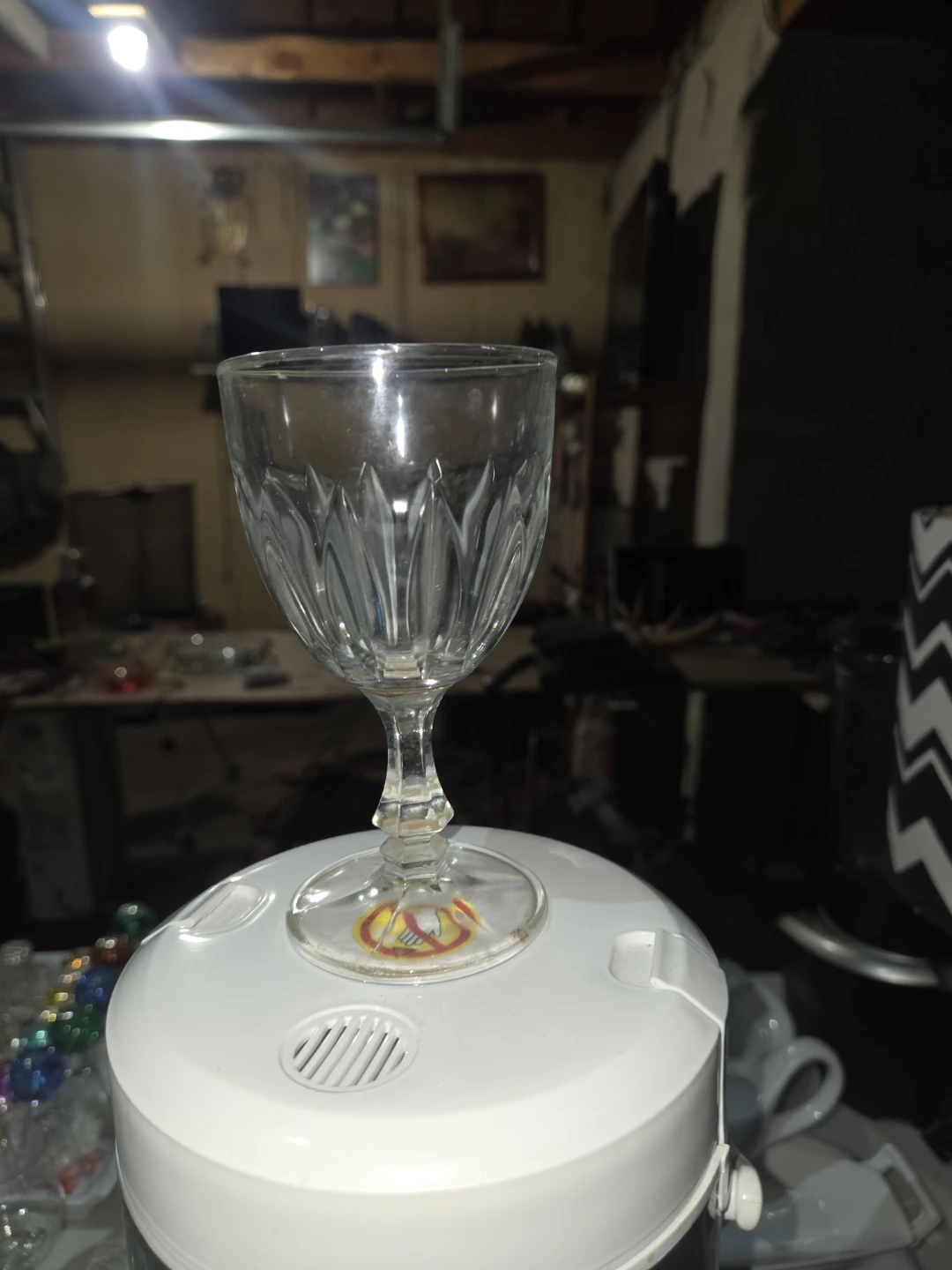 Set of 6 Vintage Cut Crystal Wine Glasses - photo 4