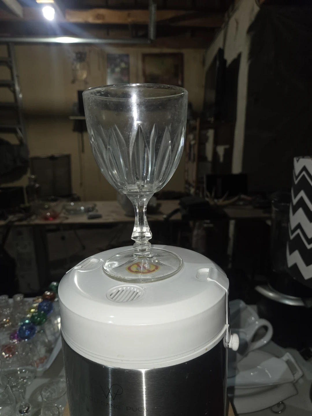 Set of 6 Vintage Cut Crystal Wine Glasses - photo 5