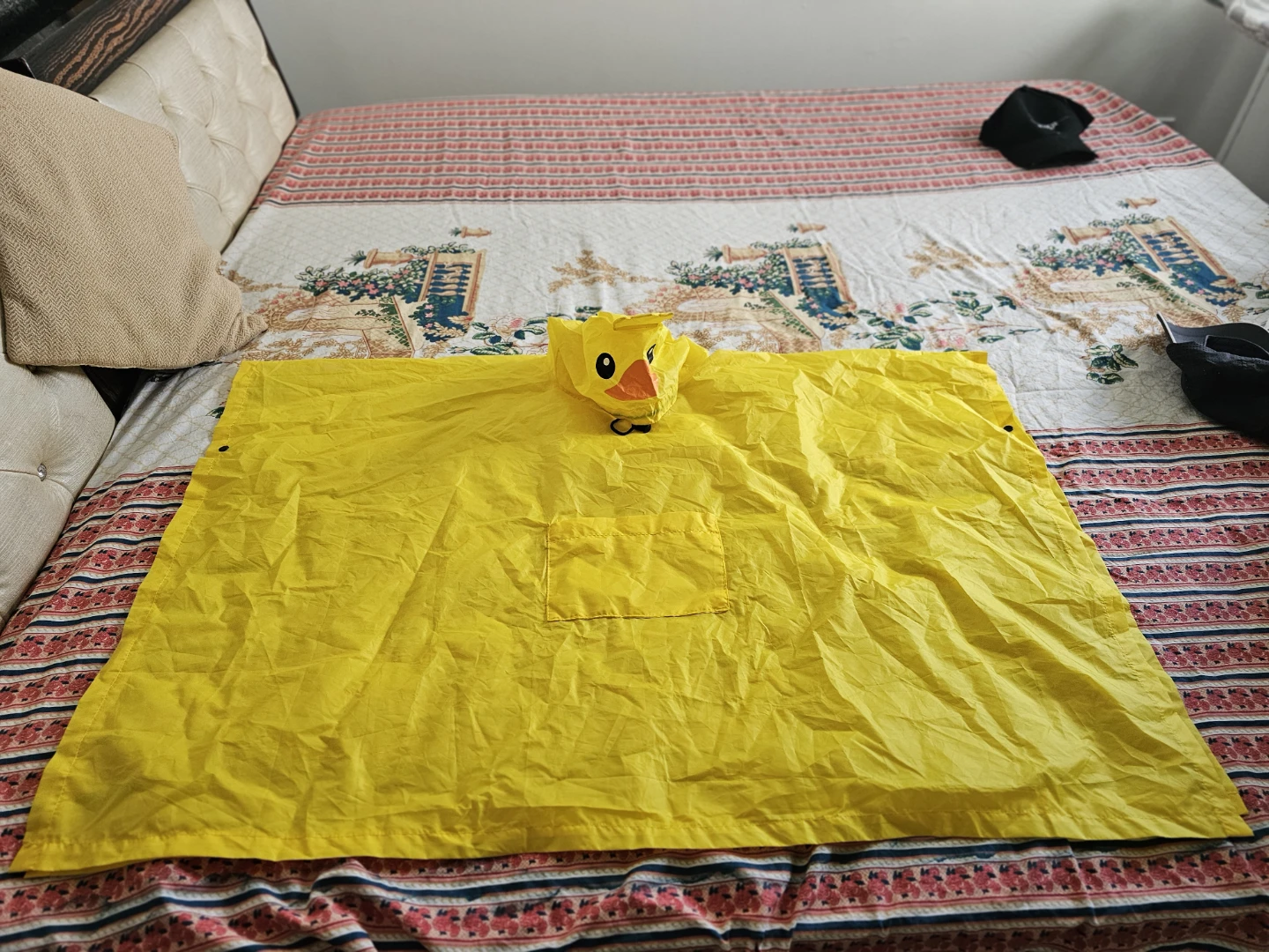 Yellow Duck Hooded Rain Poncho - photo 3