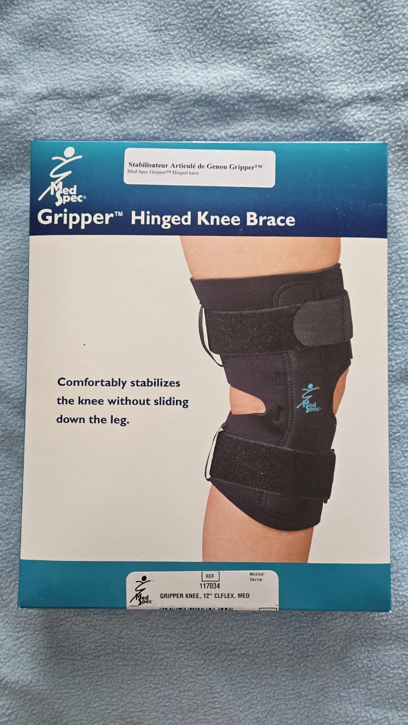 Med Spec Gripper Hinged Knee Brace Size Small