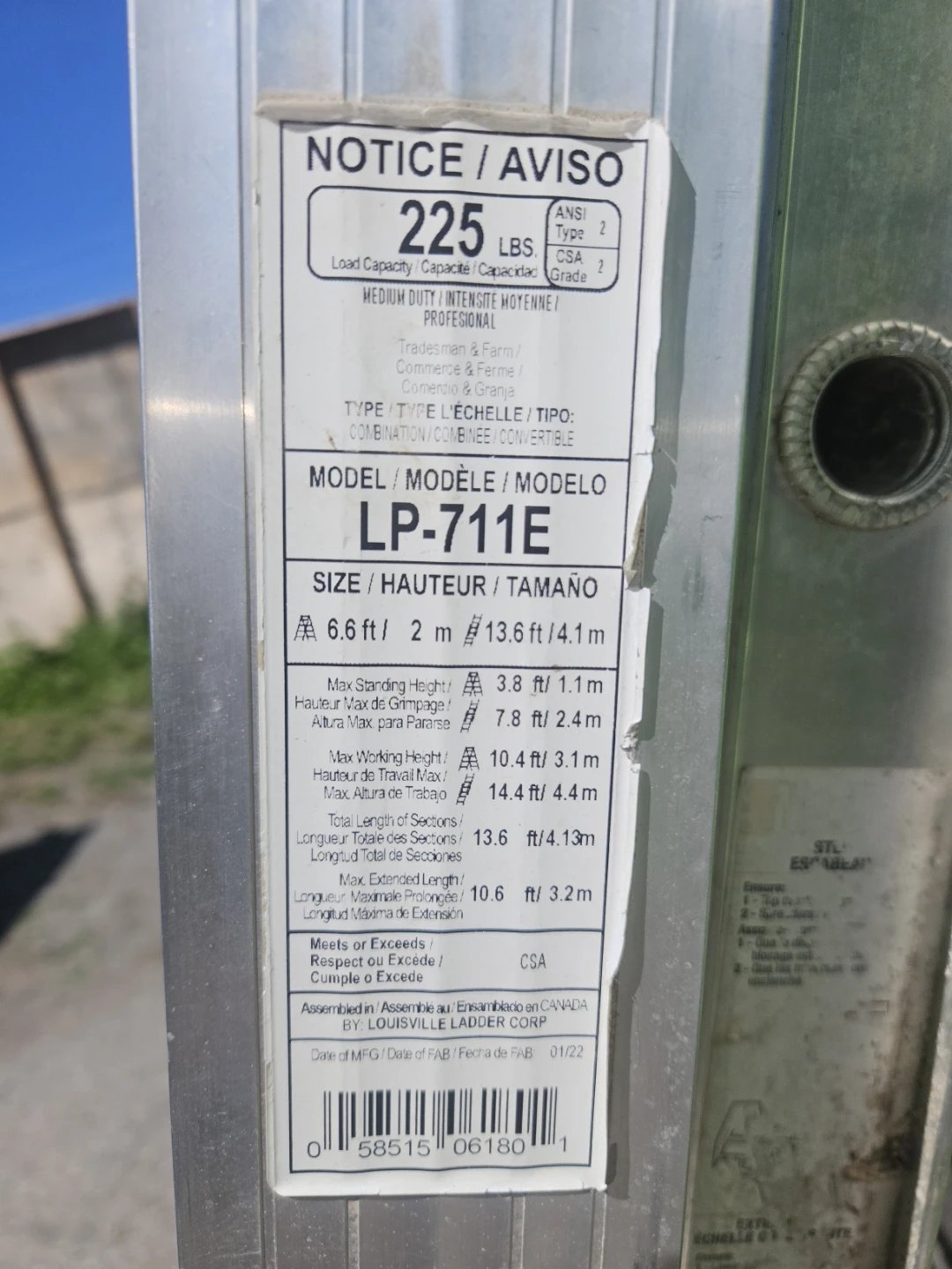 Eagle LP-711E Combination Ladder - photo 3
