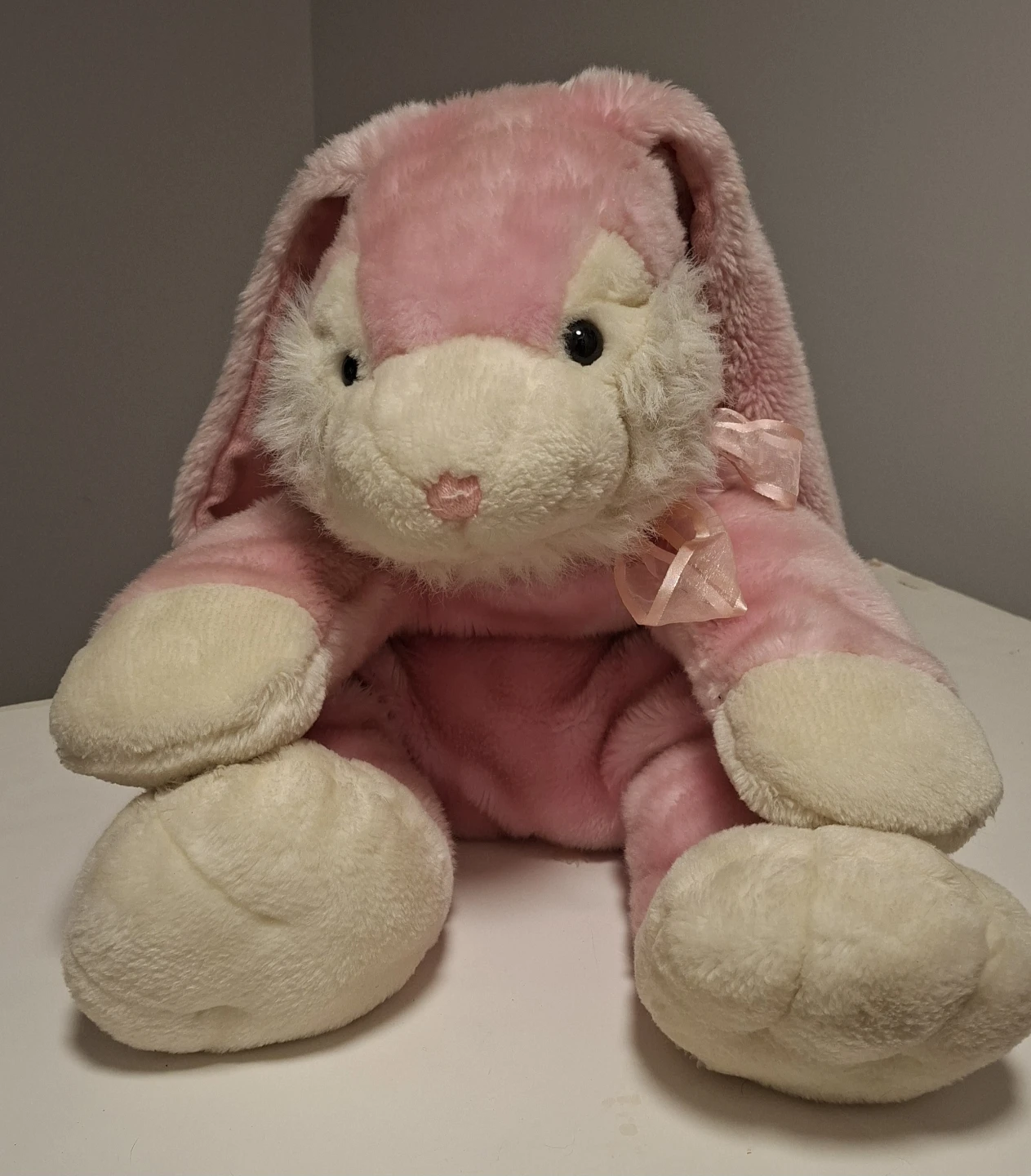 Plush Pink Bunny Stuffed Animal