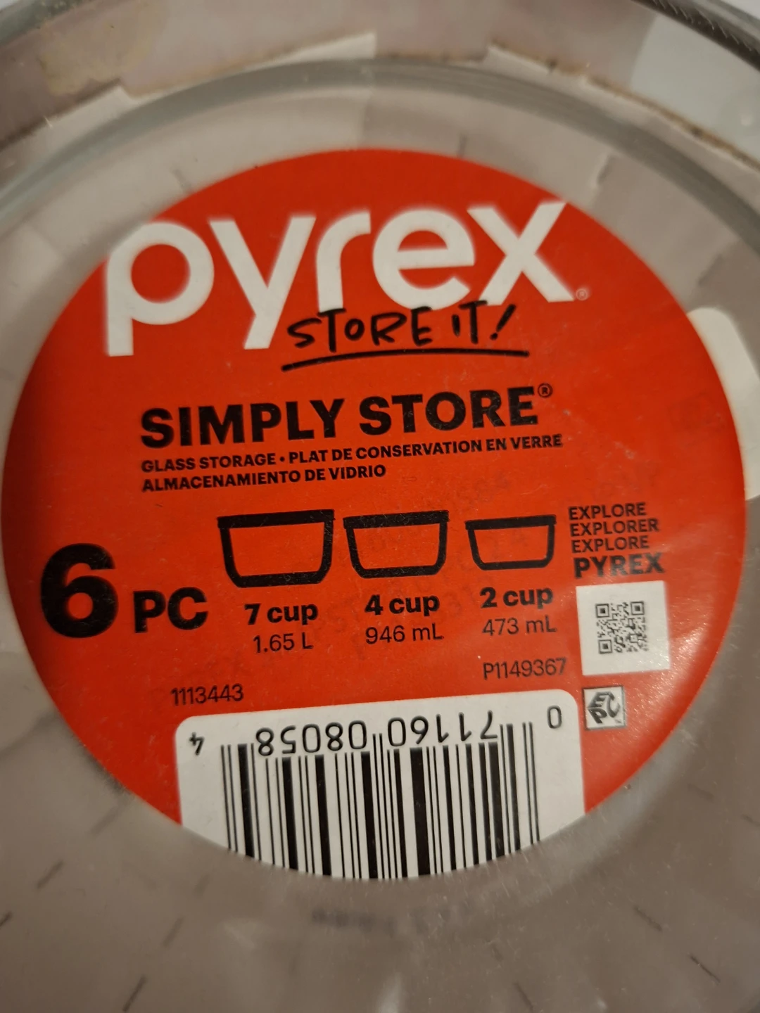 Pyrex Simply Store Glass Food Storage Containers (6-Piece) - photo 2