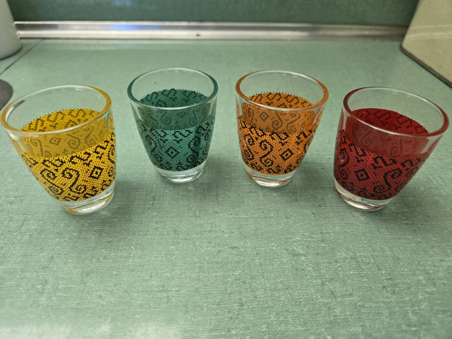 Four (4) Vintage Shot Glasses