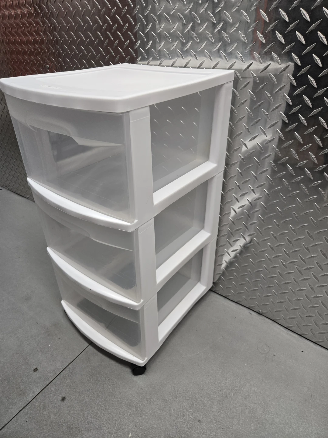 Sterilite 3-Drawer Plastic Rolling Storage Organizer Cart - photo 3