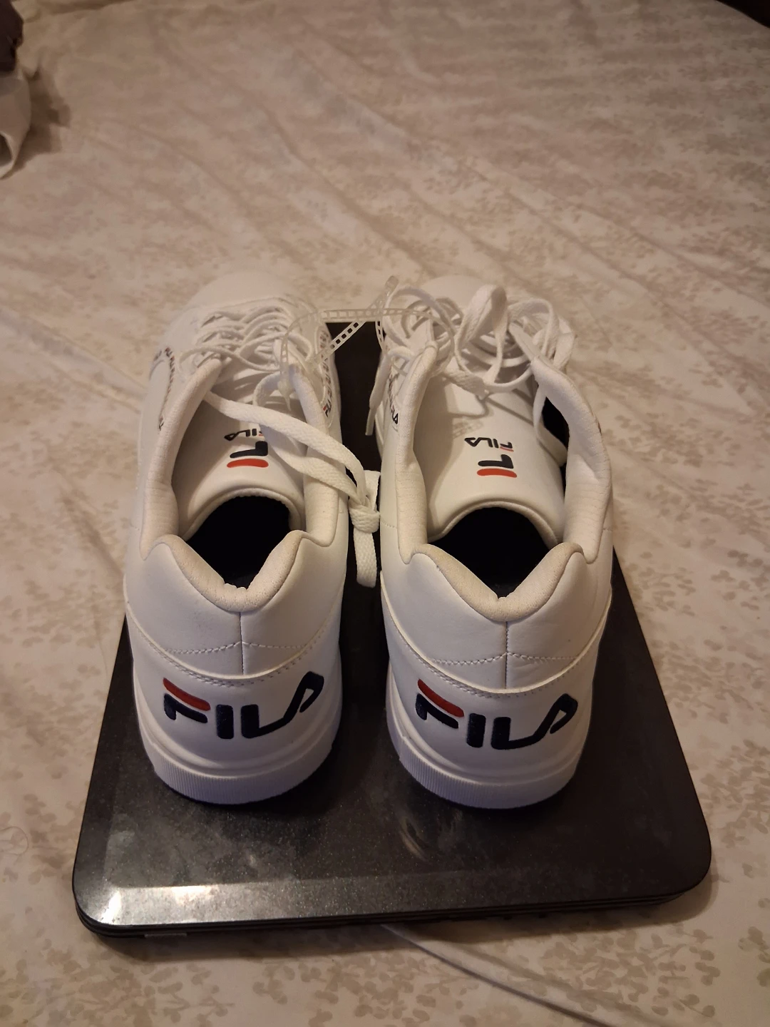 Fila White Leather Sneakers Size 13 - photo 2