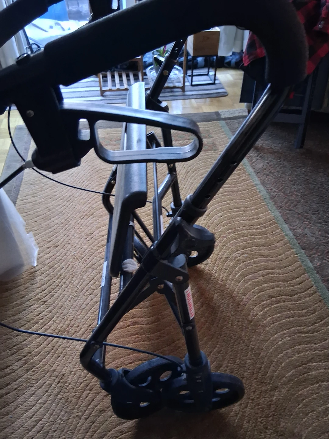 Black Rolator Walker with Seat and Basket - photo 2