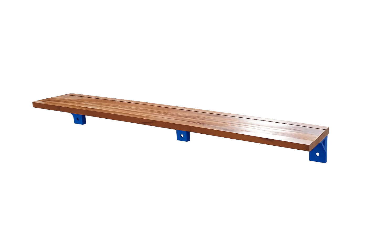 Handmade Floating Shelf - Dark Wood Finish - $5
