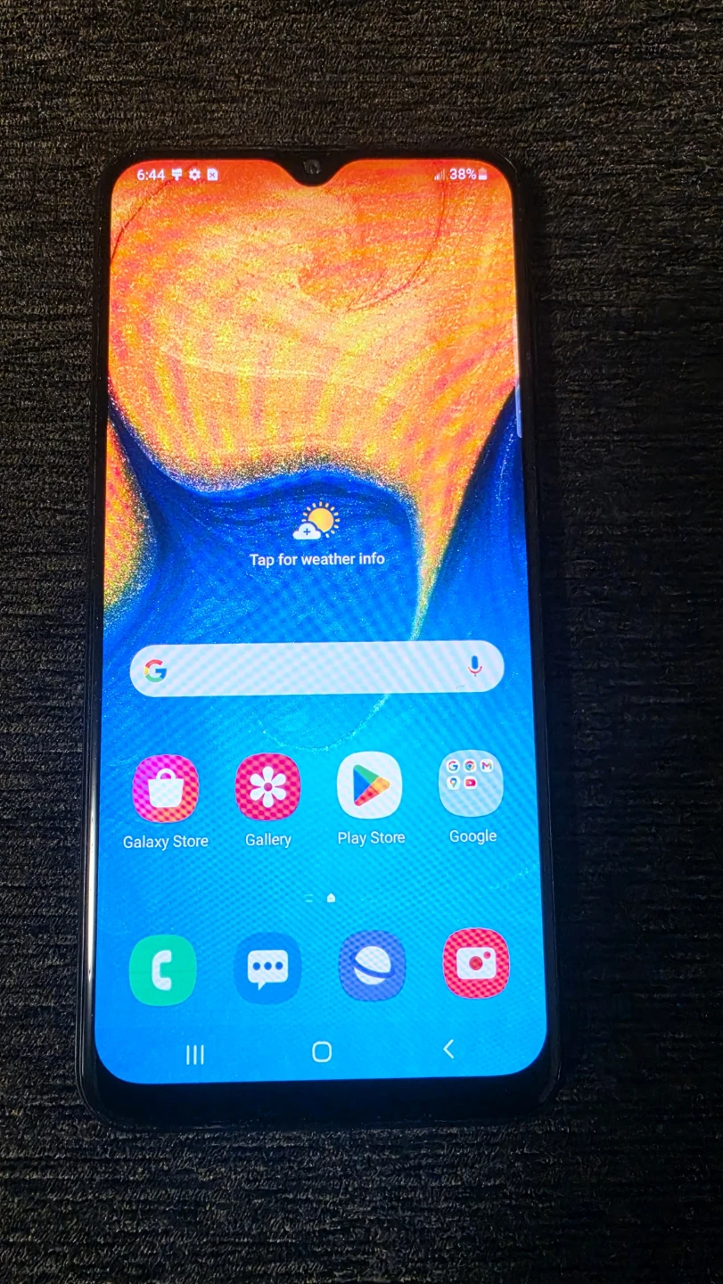 Samsung Galaxy A20 smartphone