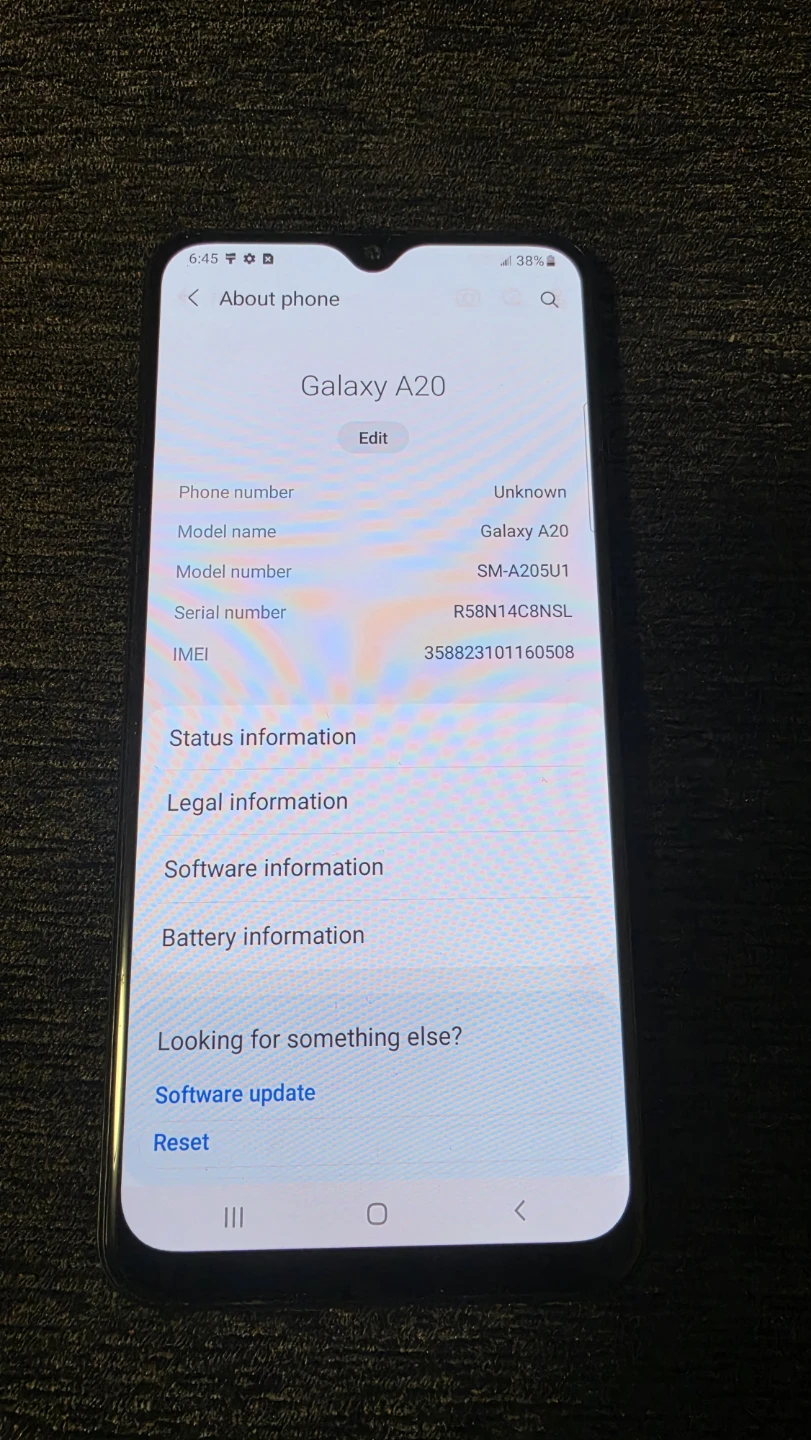 Samsung Galaxy A20 smartphone - photo 3