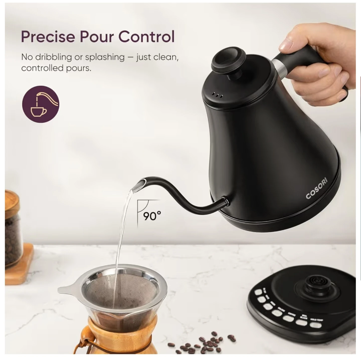 COSORI Electric Gooseneck Kettle - photo 4