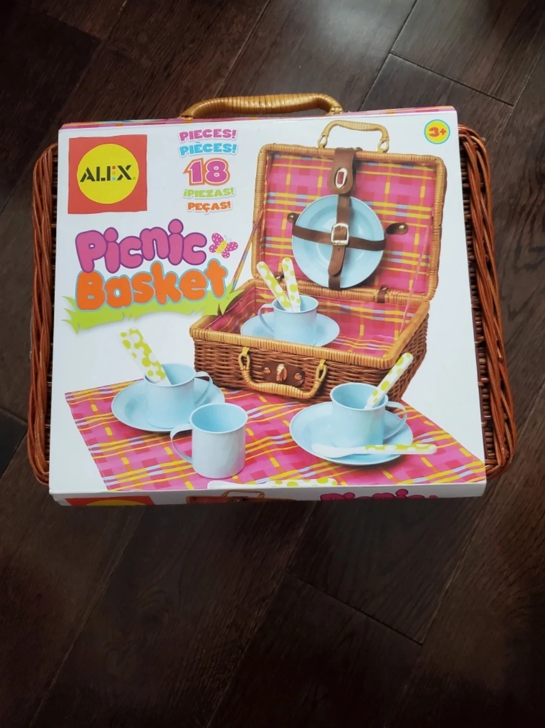 New Pretend Picnic Basket Set