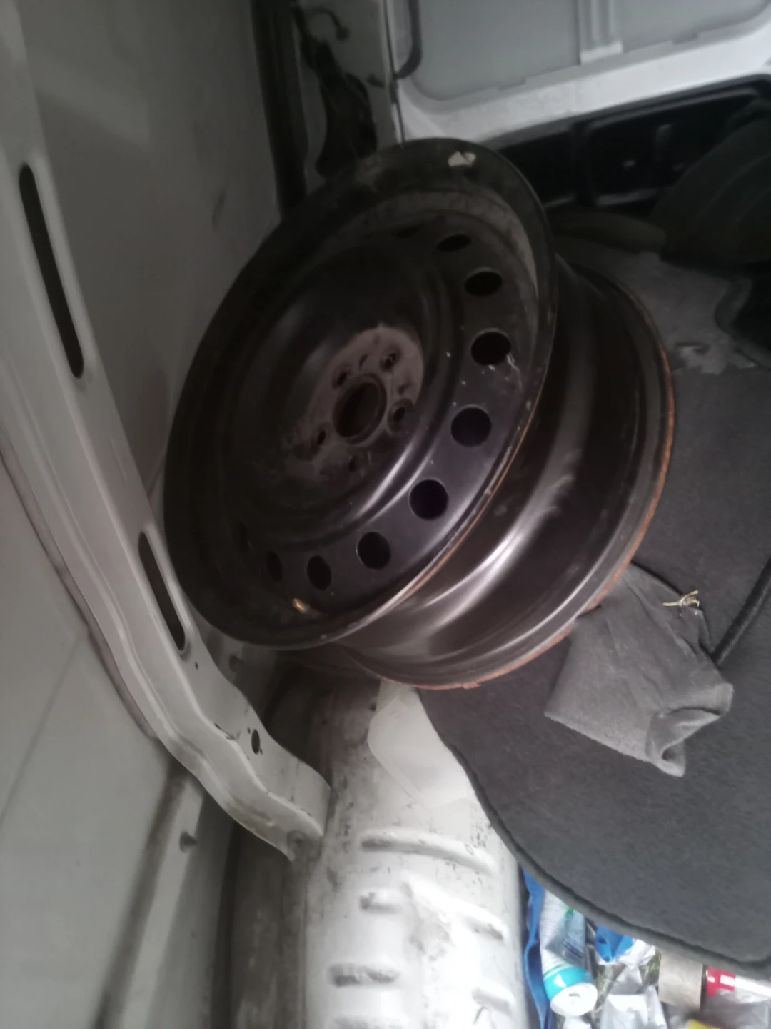 Set of 4 Black Steel Rims - photo 3