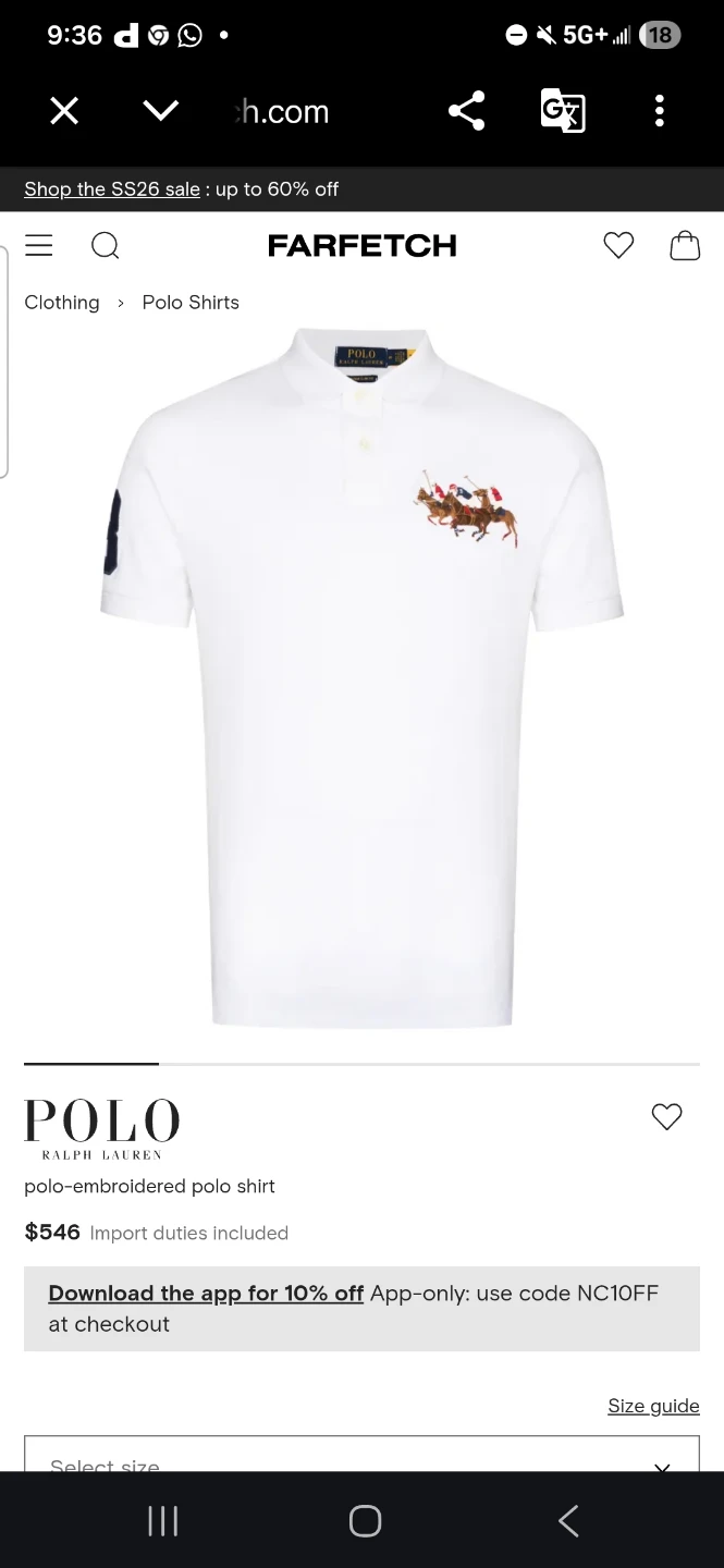 Polo Ralph Lauren White Embroidered Polo Shirt - Size XXL - photo 3