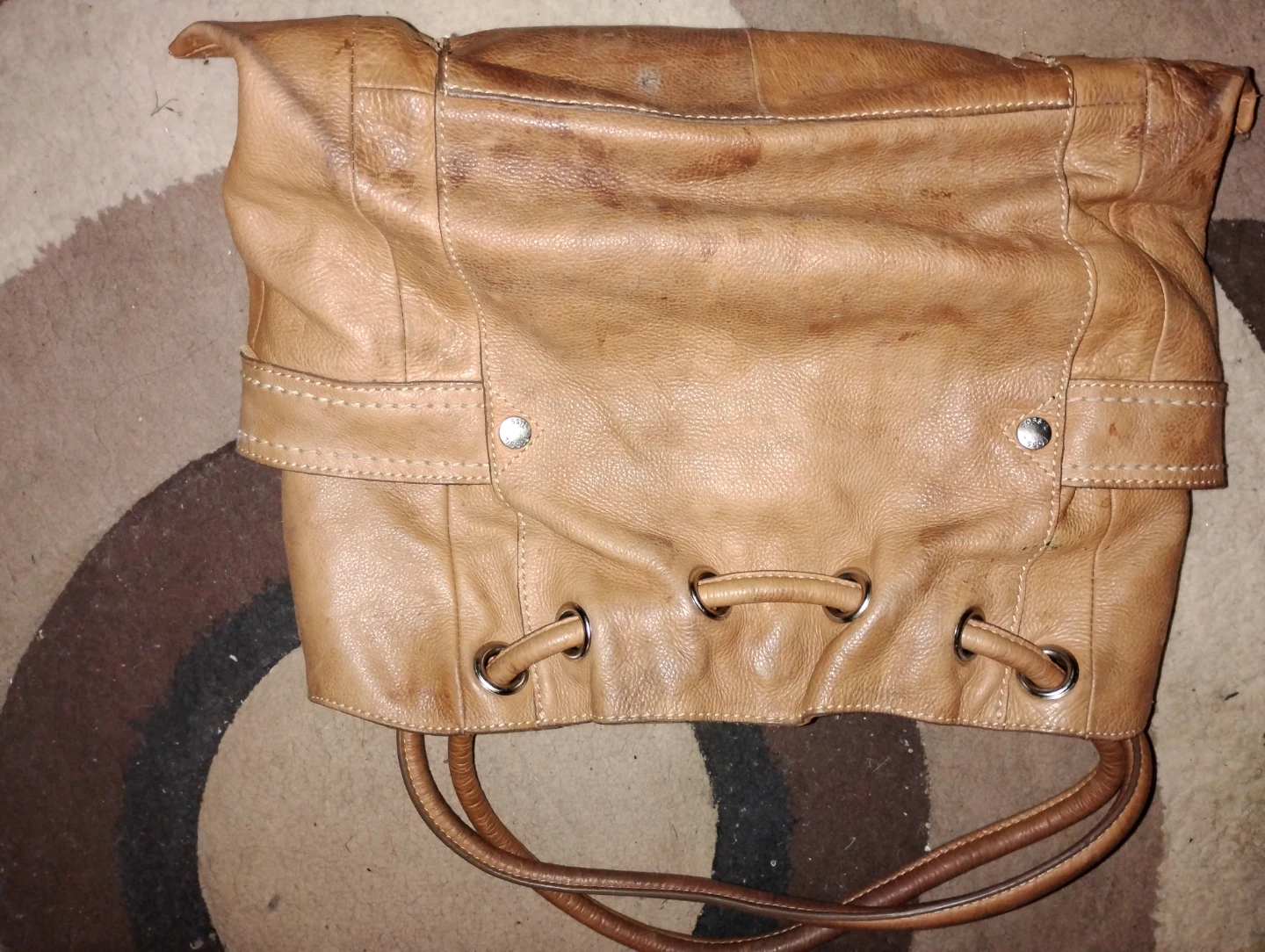 Fossil Leather Handbag