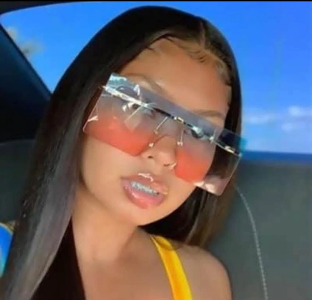 Rimless Oversized Shield Sunglasses - photo 3