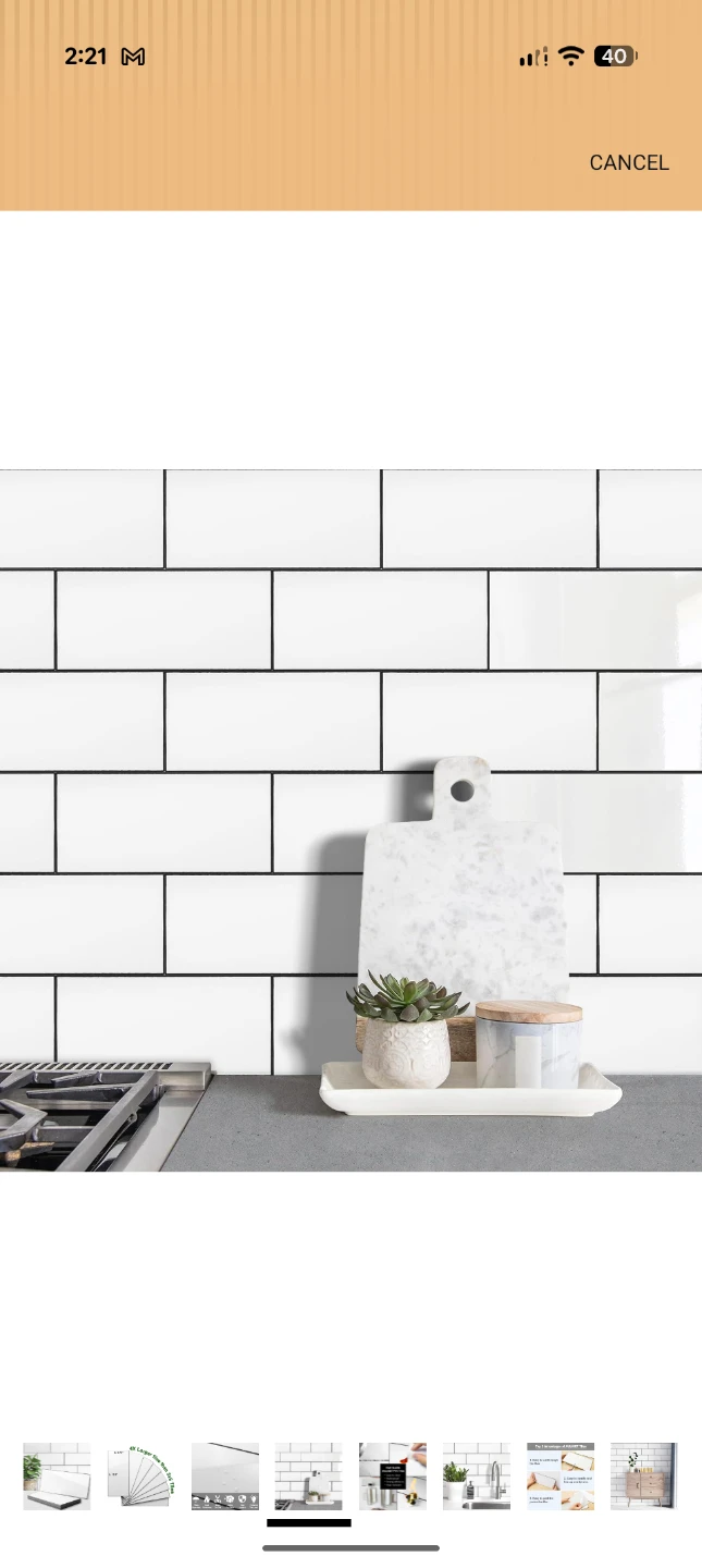 Polished White Thick PVC Peel and Stick Subway Wall Tiles - photo 4