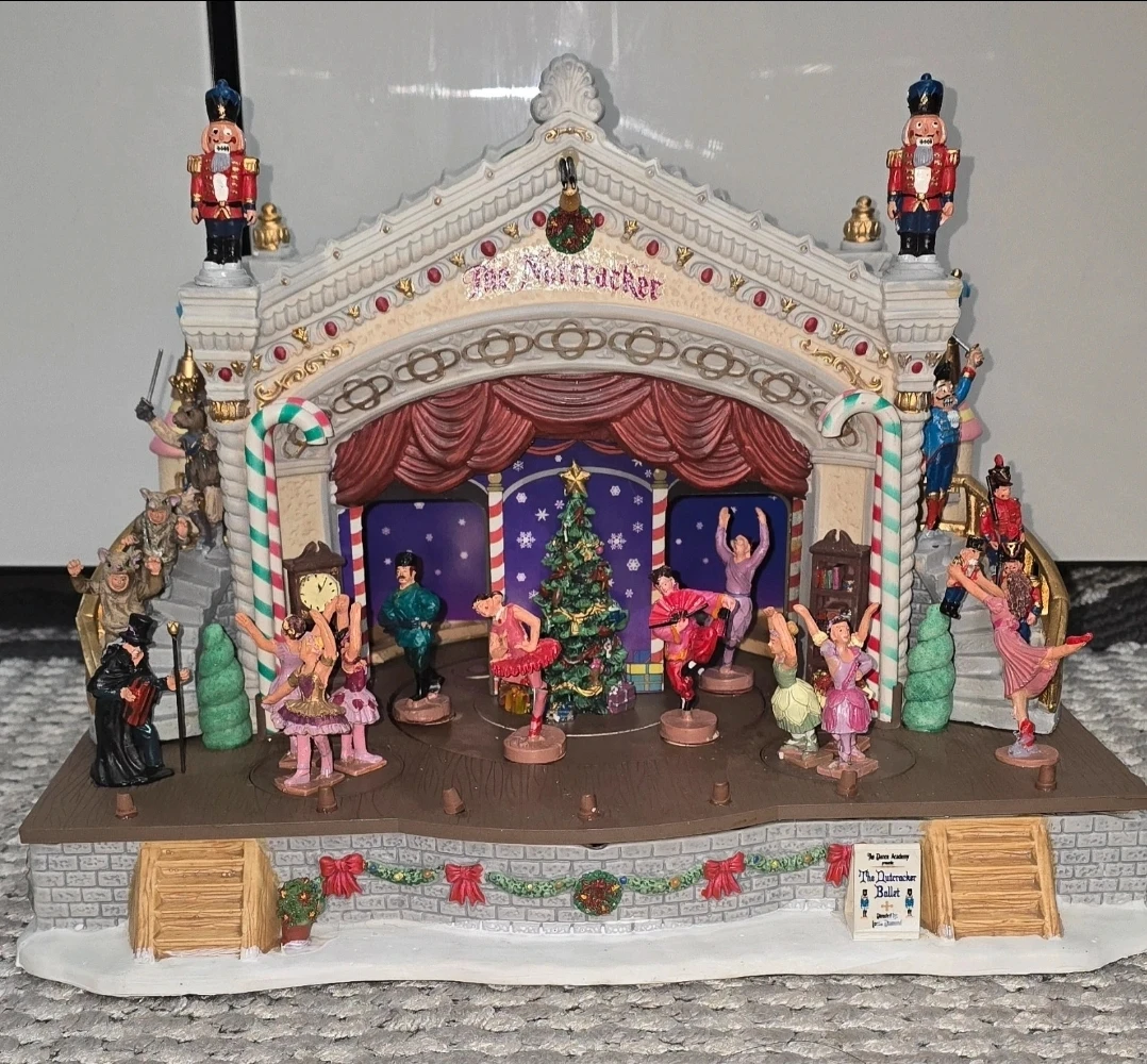 Nutcracker Ballet Mini Stage Christmas Set
