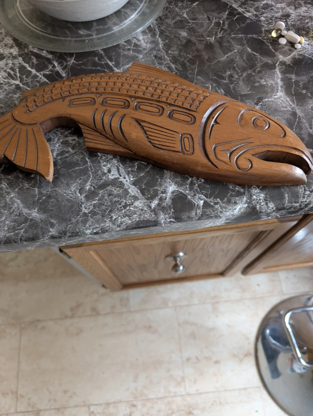 Ethnic fish carving