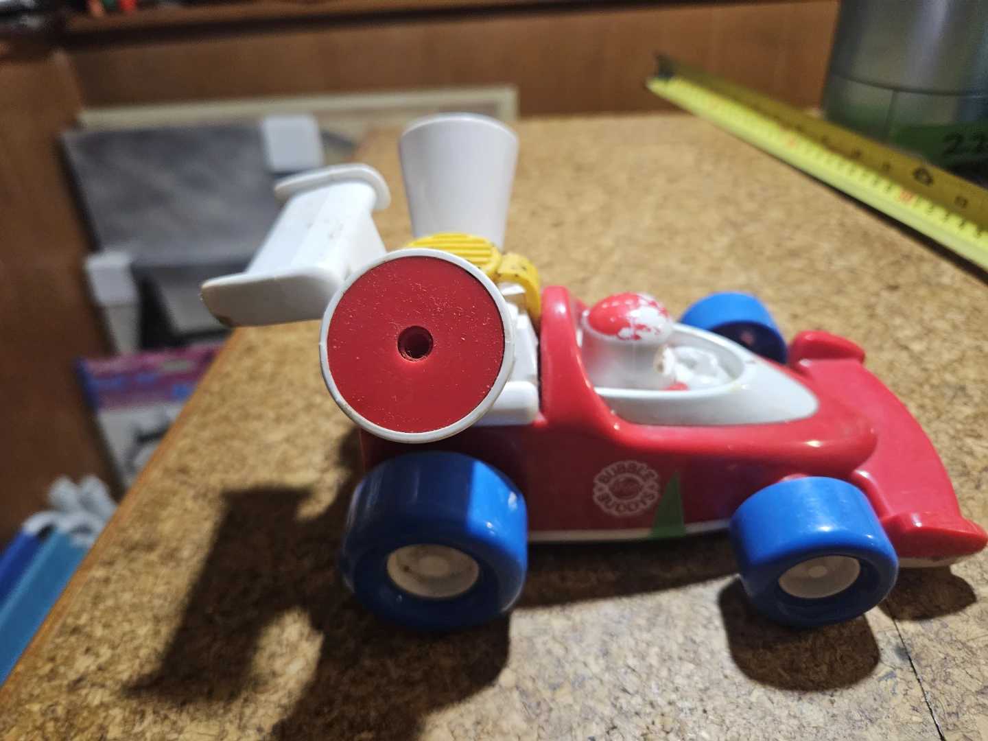 Vintage 1992 Fisher-Price Race Car Toy - photo 3