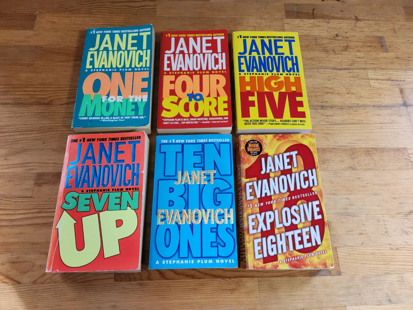 Janet Evanovich Stephanie Plum Novels Book Lot