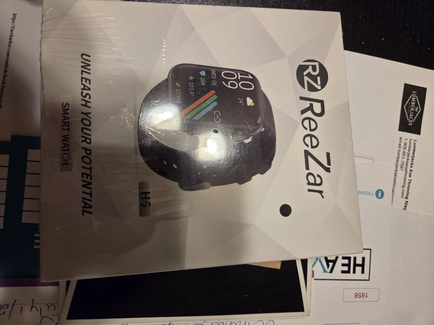 ReeZar H6 Smart Watch - Black