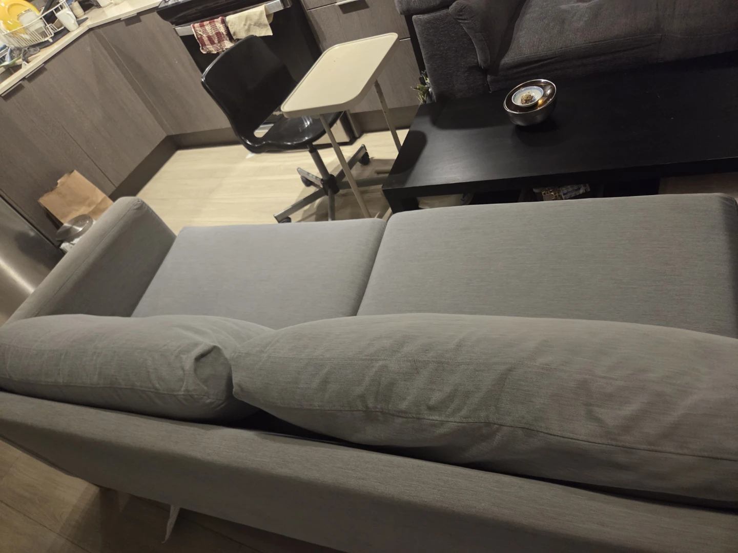 Grey Two-Seater Sofa as per moving we need to sell faster - photo 4