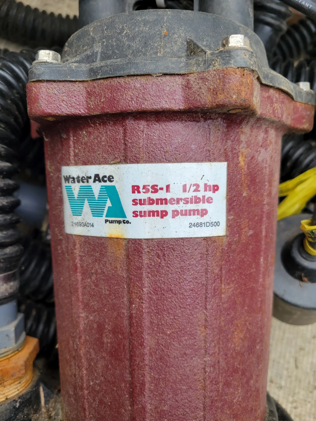 Water Ace R5S-1 1/2 hp Submersible Sump Pump