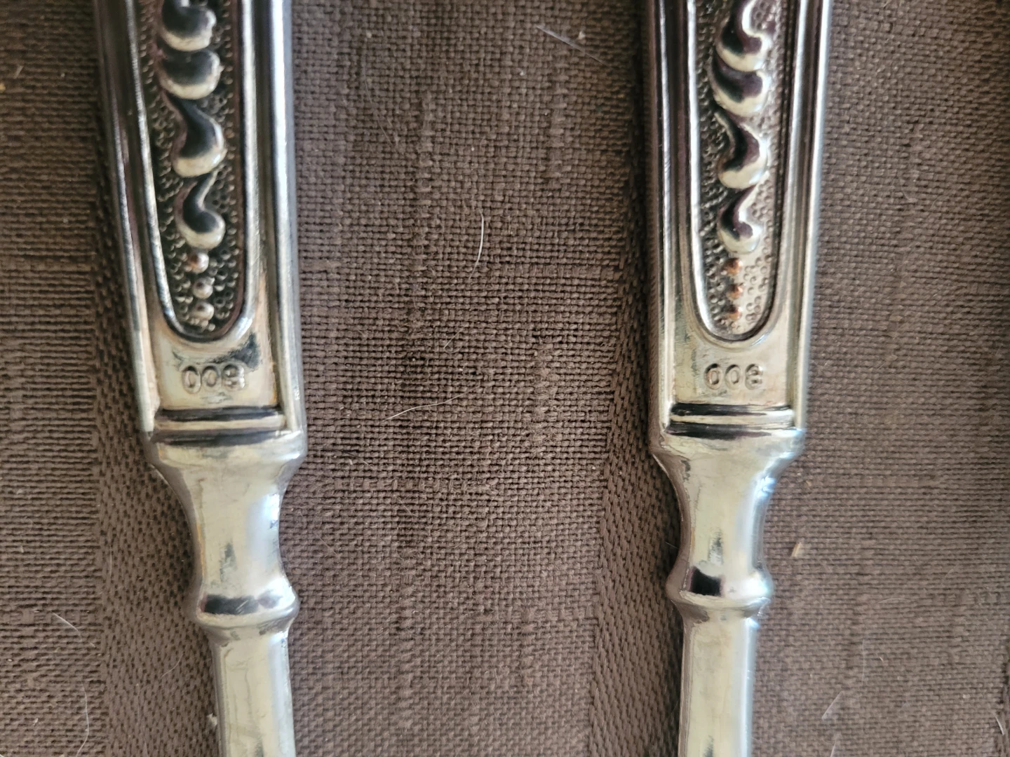 Service for 4 Silver Plate 16 pirces Flameware Utensils Set - photo 5