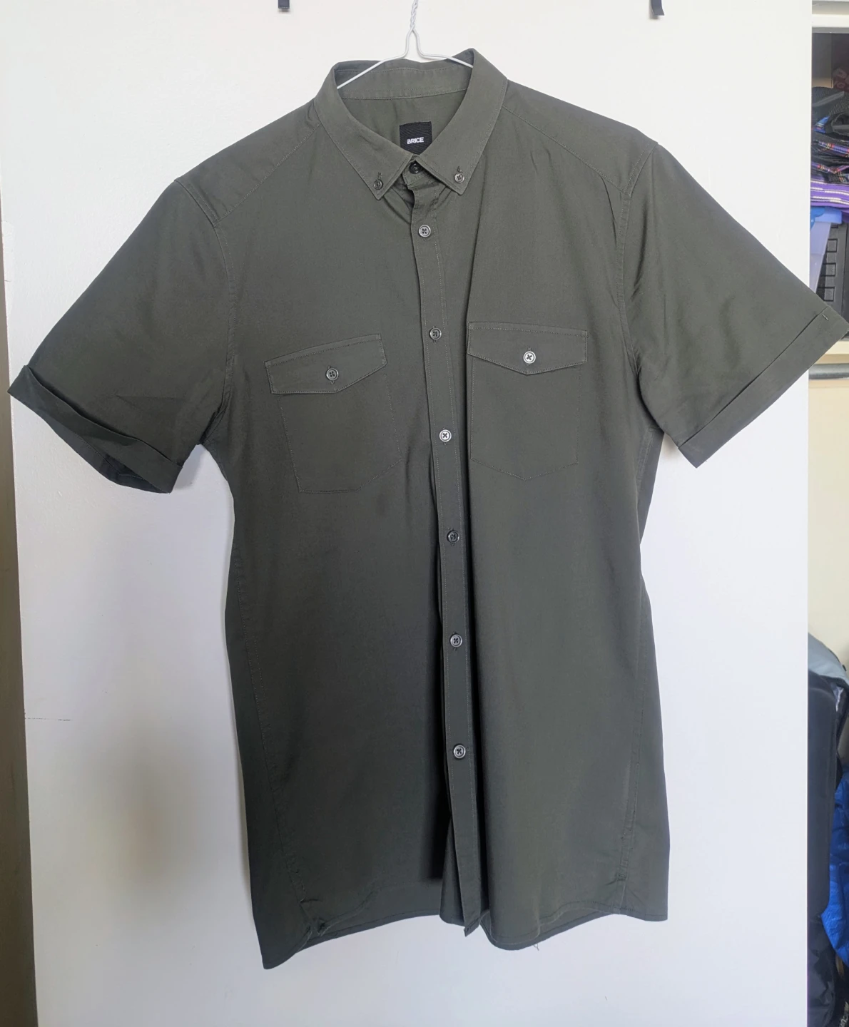 BRICE Short Sleeve Button-Up Shirt