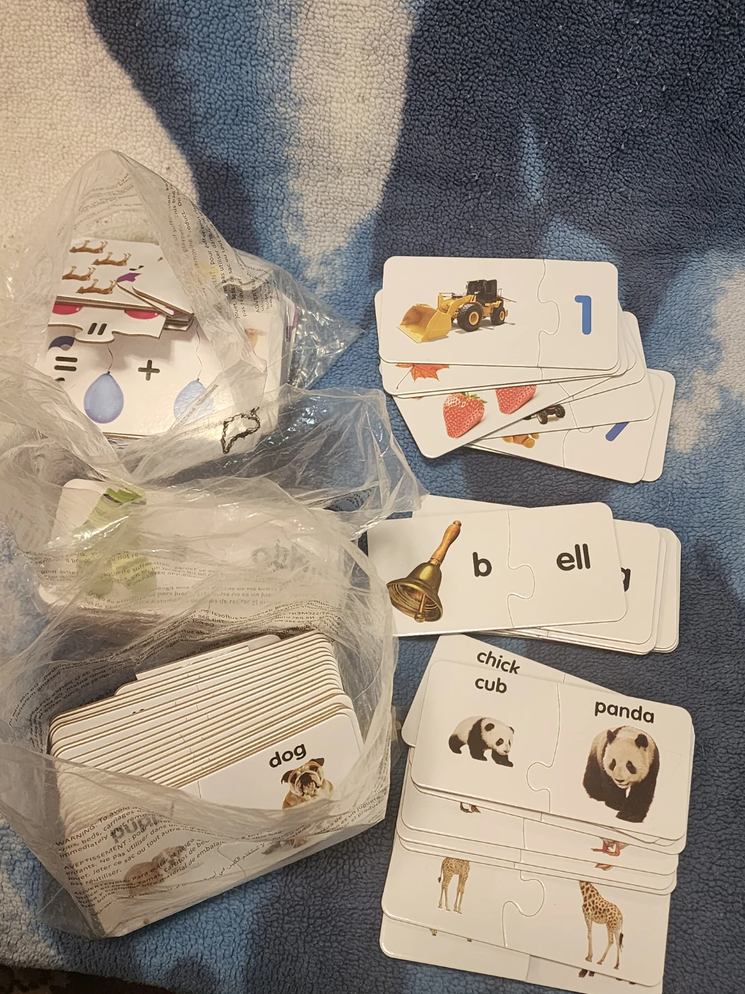 Educational Puzzle Cards for Kids