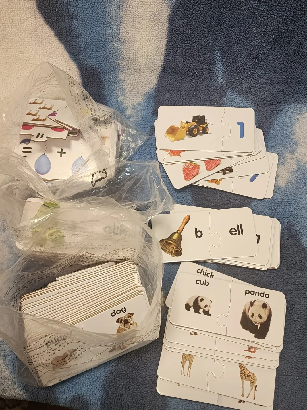 Educational Puzzle Cards for Kids
