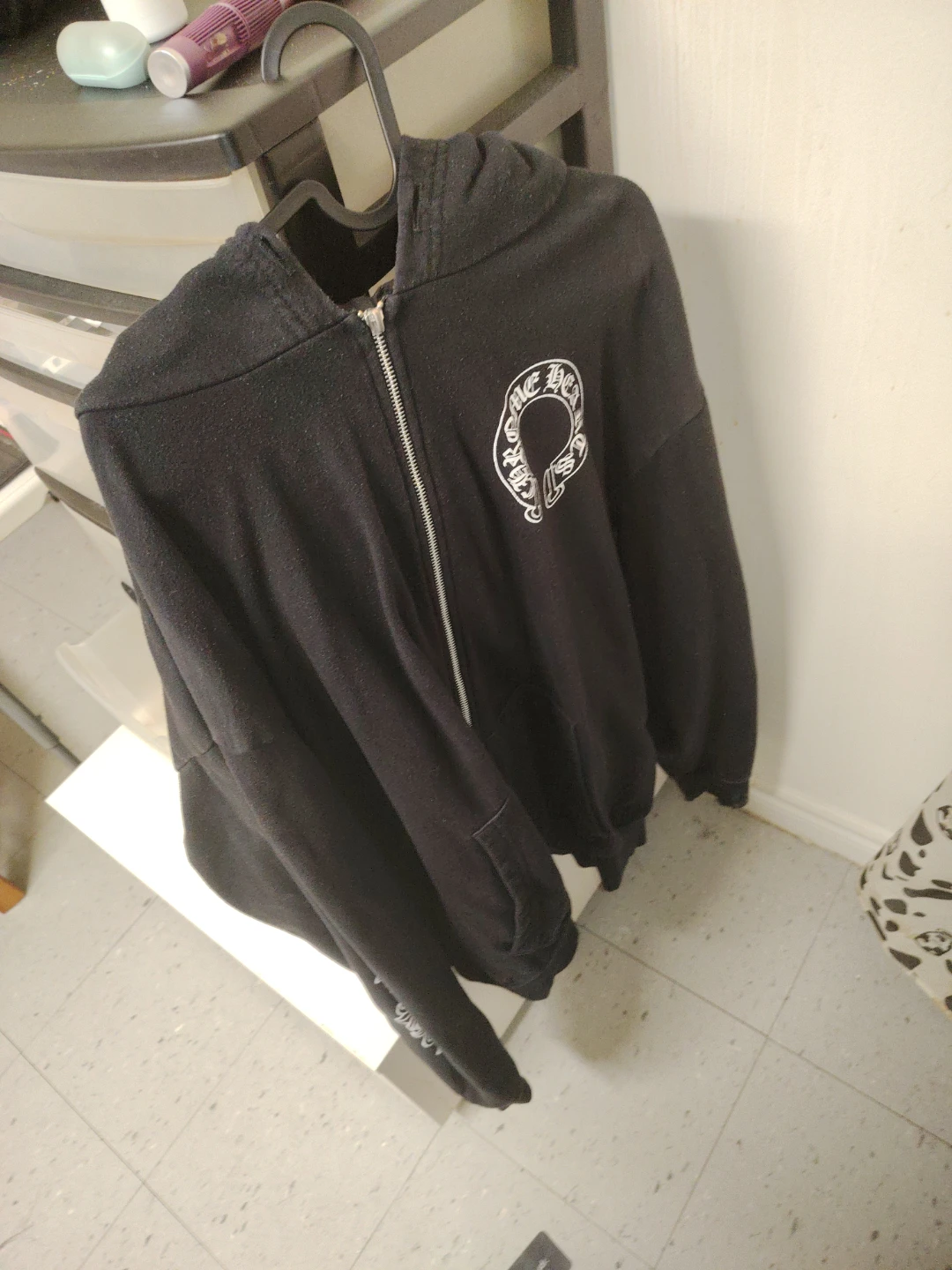 Chrome Hearts Zip-Up Hoodie