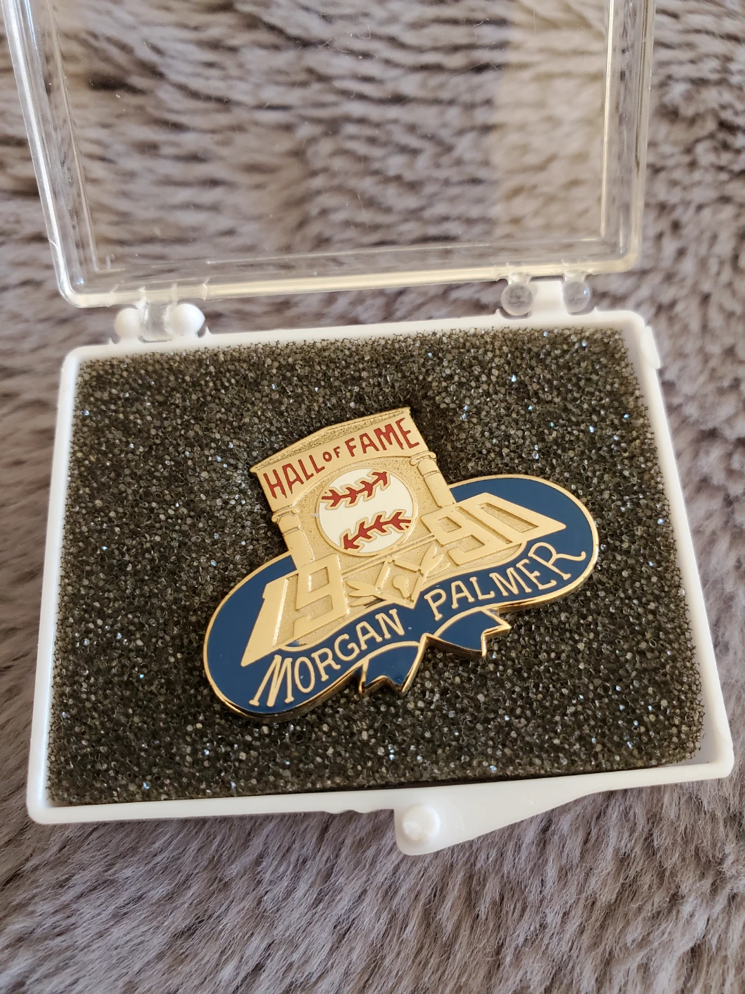 1990 Baseball Hall of Fame Induction Press Pin ⚽