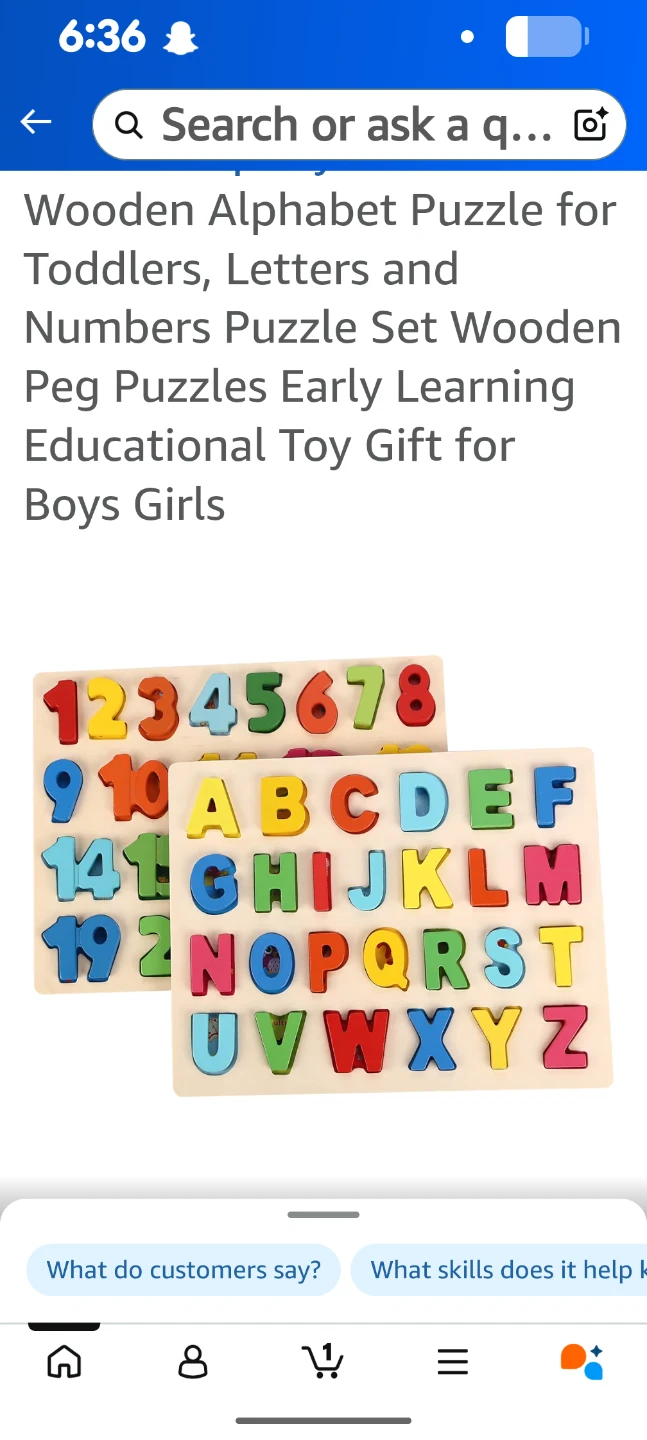 Wooden Alphabet and Number Puzzles - photo 2