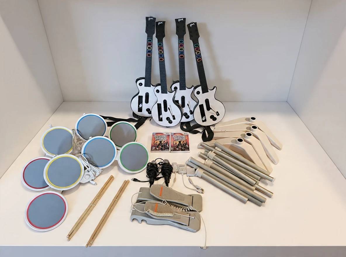 Nintendo Wii Rockband/Guitar Hero (Prices In Descritpion)