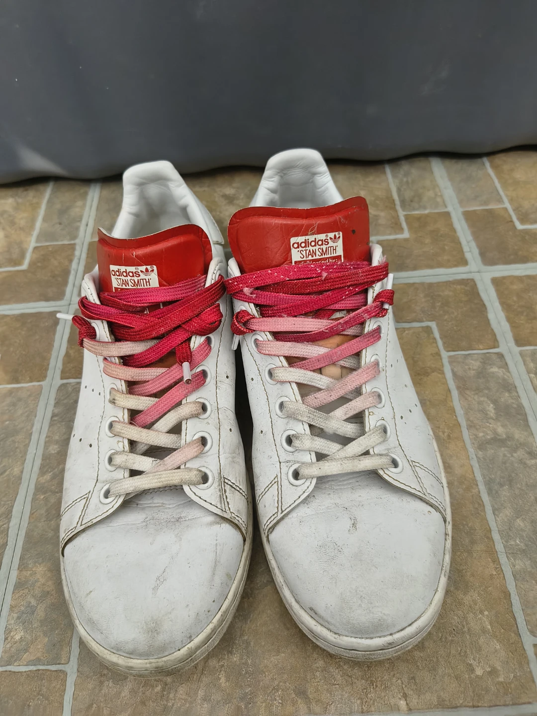 Adidas Stan Smith White Red Sneakers