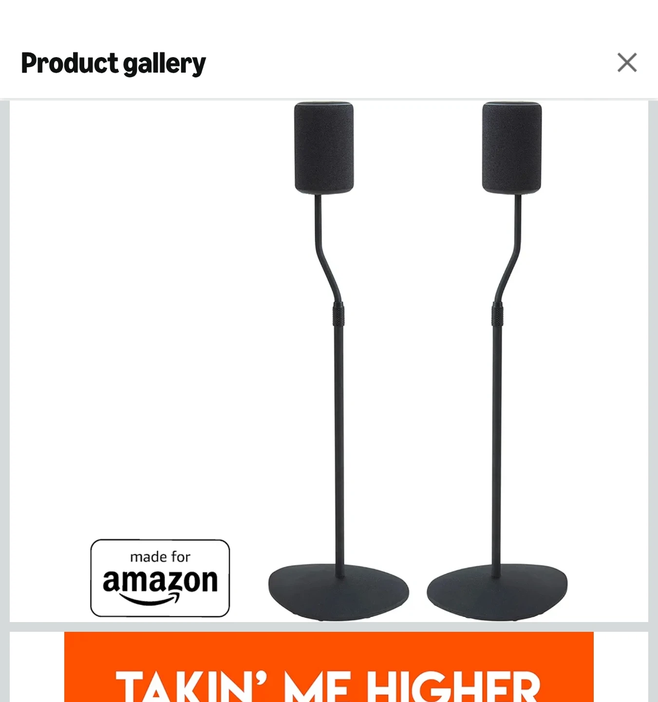 Amazon Echo Plus (2nd Gen) Speaker Stands - Black
