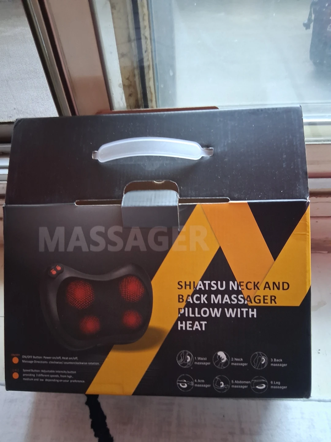 Shiatsu Neck and Back Massager Pillow with Heat