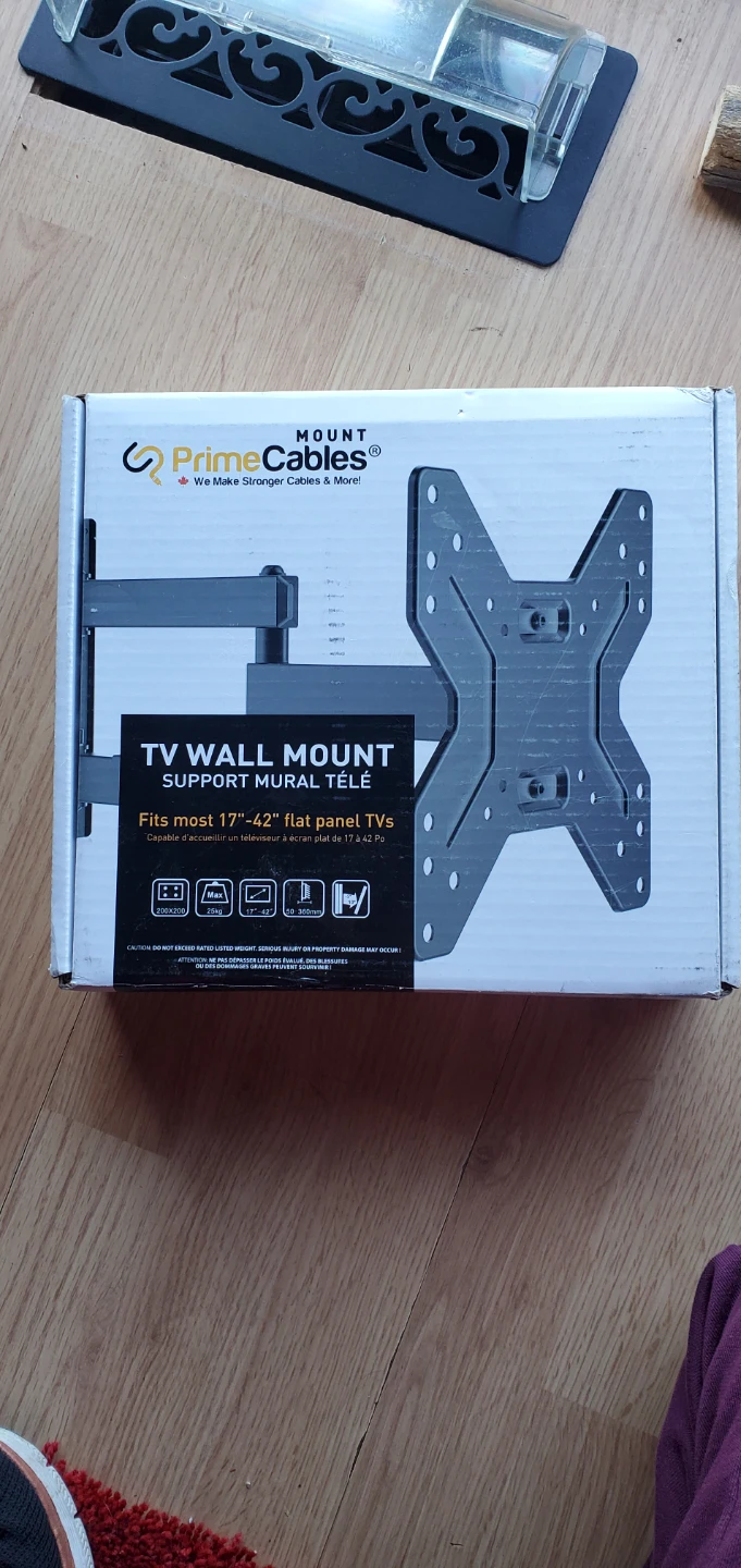 PrimeCables TV Wall Mount for 17"-42" TVs