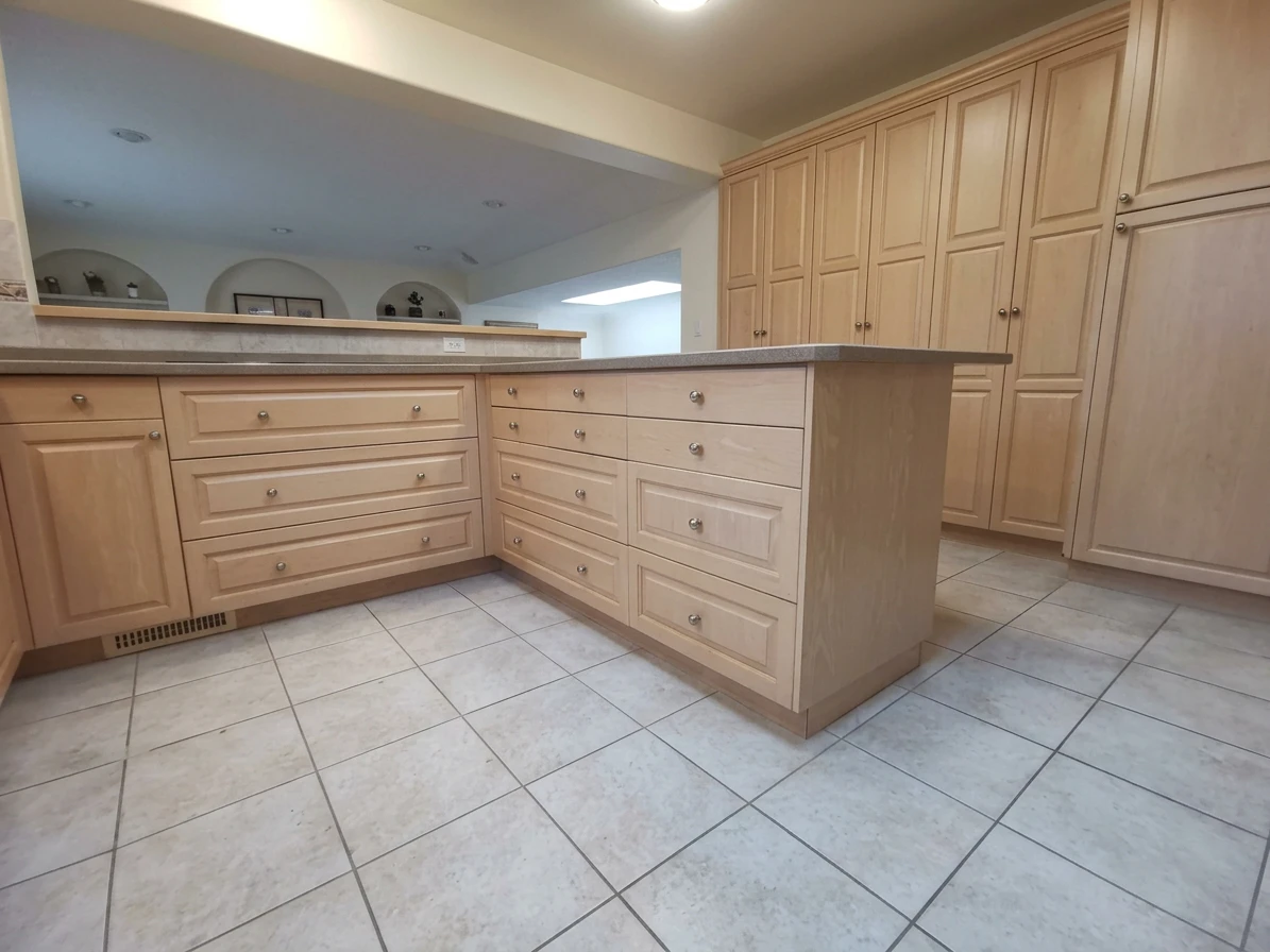 Complete Solid Maple Kitchen Cabinets + island + ASKO Dishwasher - photo 2