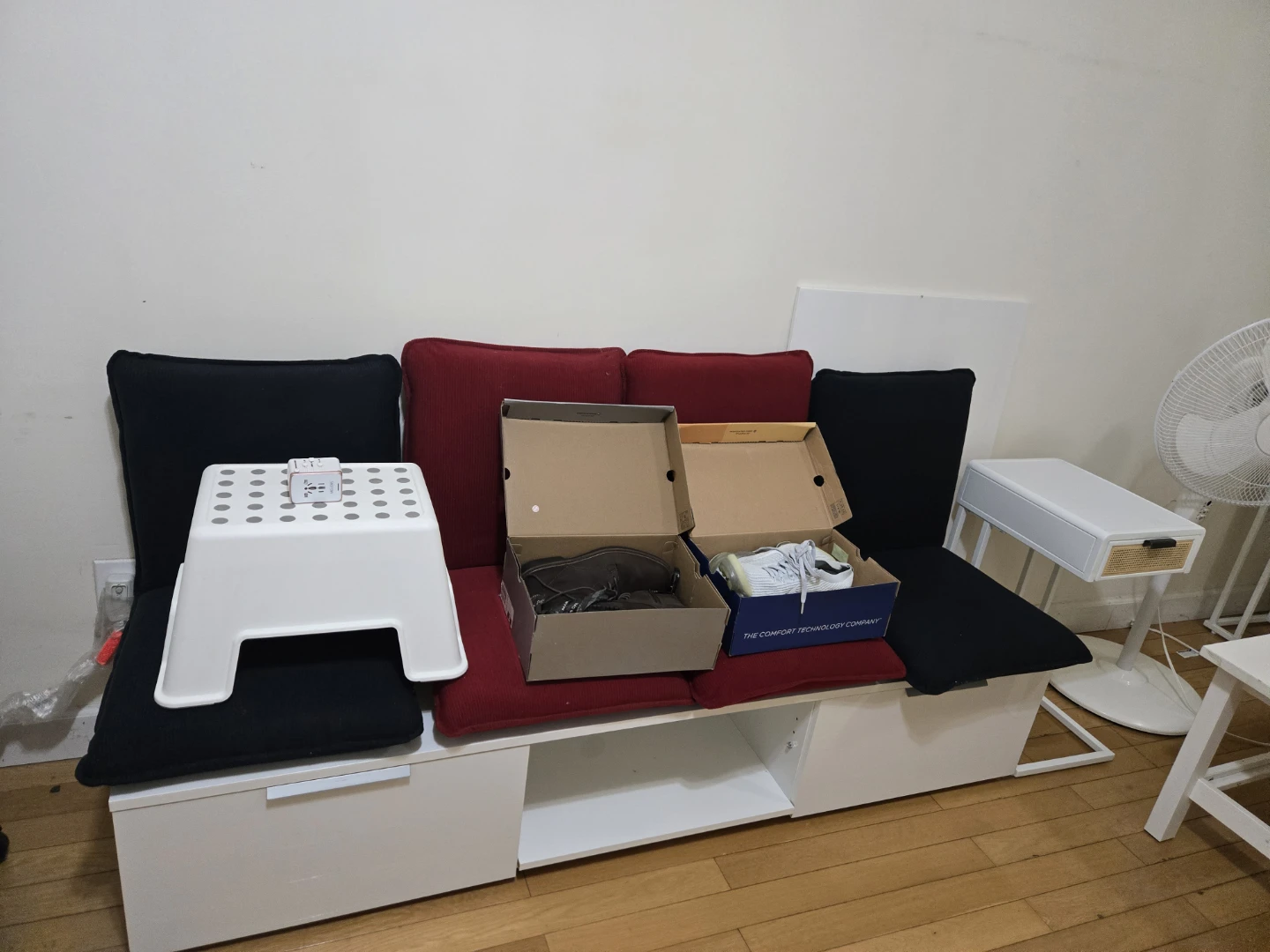 White Plastic Step Stool - photo 3