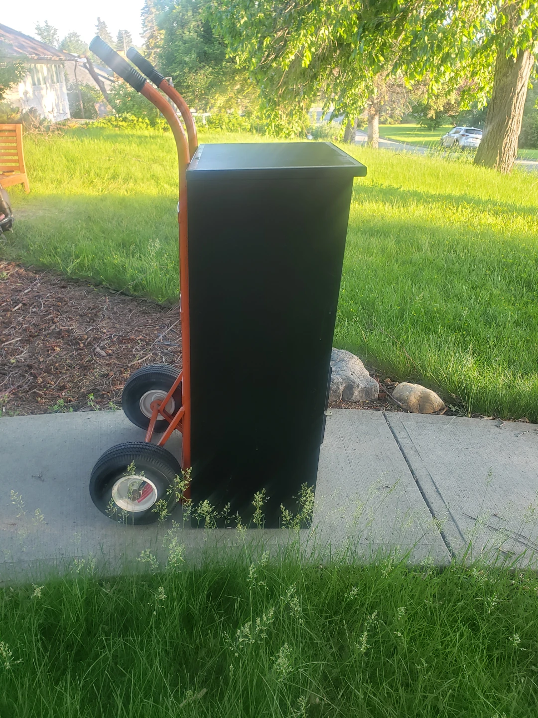 Black Parcel Drop Box with Wheels - photo 4