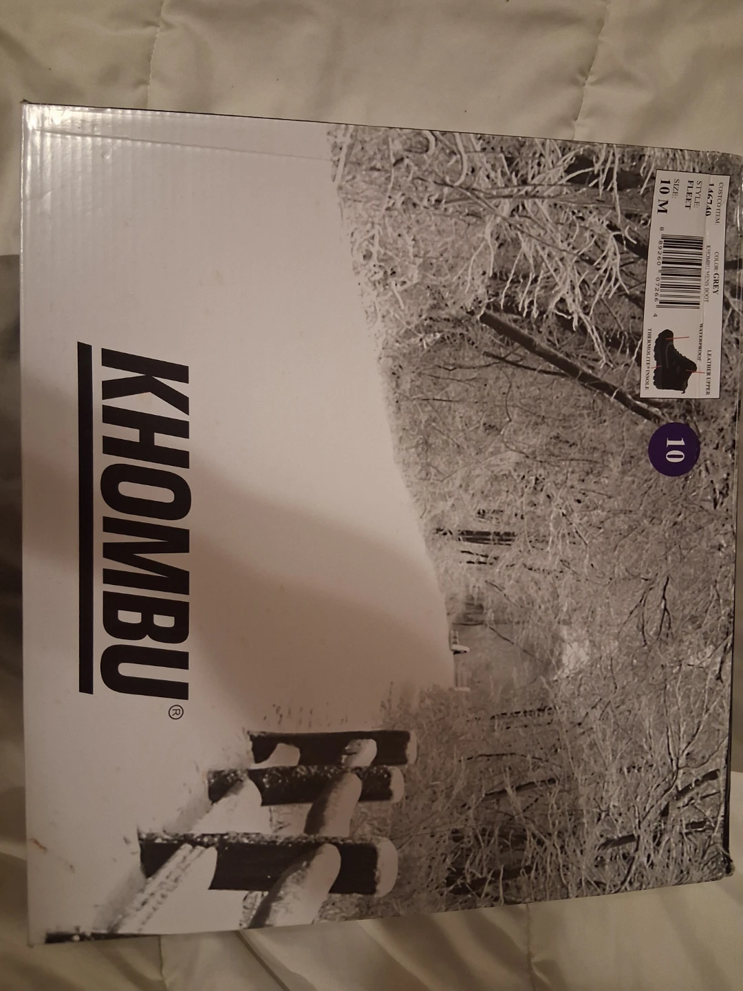 Khombu Men's Waterproof Winter Boots Size 10