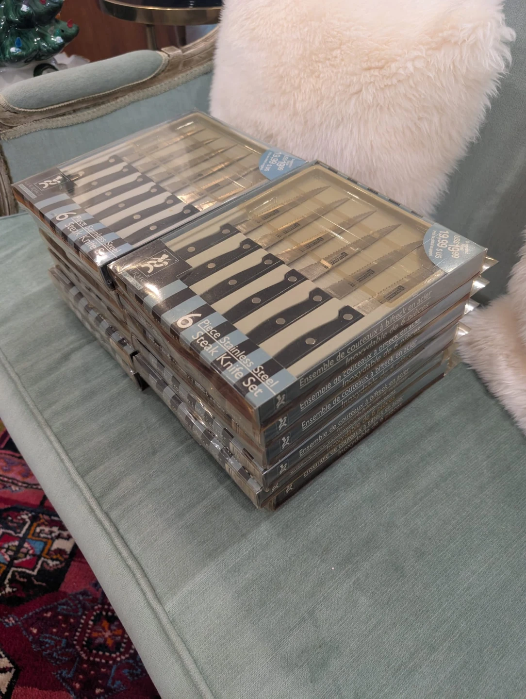 6 Piece Stainless Steel Steak Knife Set $15 each set - photo 2