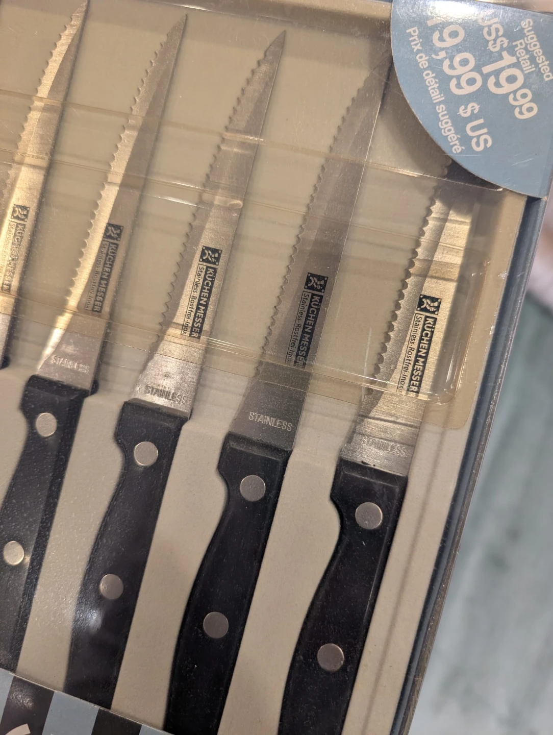 6 Piece Stainless Steel Steak Knife Set $15 each set - photo 3